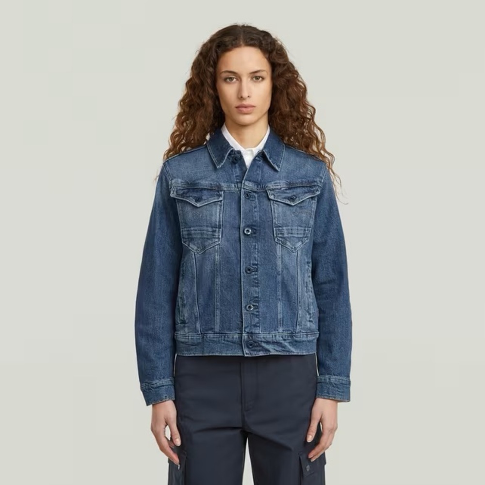 G-Star Raw Blue Jean Jacket NWT $130 size SMALL -sustainable denim